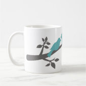 すべてのラブストーリーが美しいタイポグラフィ コーヒーマグカップ (左)