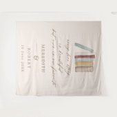 すべてのラブストーリー結婚のセレモニー背景を描く タペストリー (正面(横))