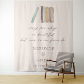 すべてのラブストーリー結婚のセレモニー背景を描く タペストリー (インサイチュ)