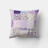 すべてのラベンダーチートキルトパターン2025 クッション (裏面)