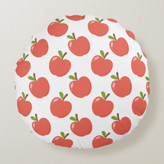 すべてのリンゴ ラウンドクッション (正面)
