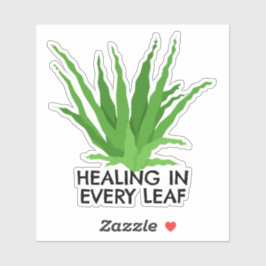 すべてのリーフアロエベラで癒し シール
