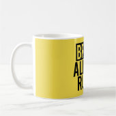 すべてのルールを破る コーヒーマグカップ (左)