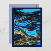 すべてのレベルでの修復Marbledはがき ポストカード (正面/裏面)