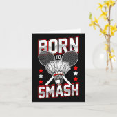 すべてのレベルのバドミントン選手をスマッシュするために生まれたスポーツ カード (黄色い花)