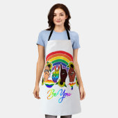 すべてのレースプライド エプロン (着用した状態)