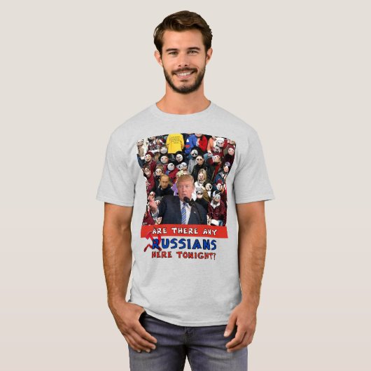 すべてのロシア人、トランプ・ラリー、トランプ、ロシア、絵文字 Tシャツ (正面フル)