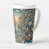 すべての一口で魅惑を発見 カフェラテマグ (右アングル)