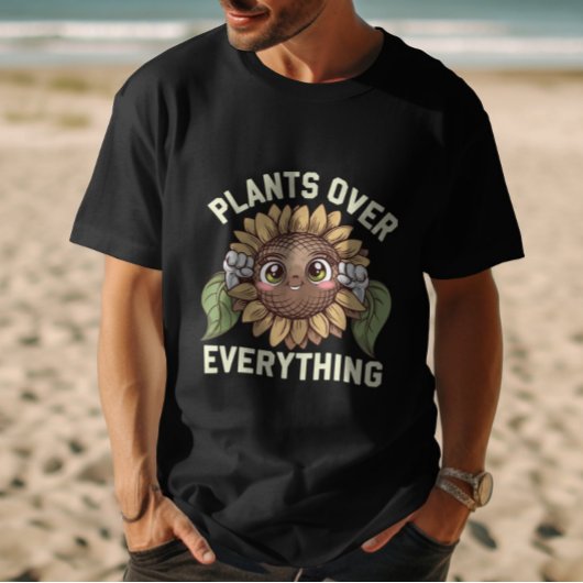 すべての上の植物 Tシャツ
