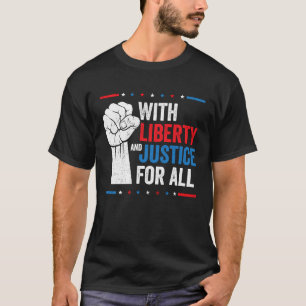 すべての不可分な平等のための自由と正義で Tシャツ