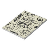 すべての不安を彼に投げ掛ける – 1ペテロ5:7 ノートパッド (回転)