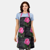 すべての不安クリスチャン聖書聖句の祈りの言葉を投げ出す エプロン (着用した状態)