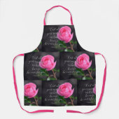 すべての不安クリスチャン聖書聖句の祈りの言葉を投げ出す エプロン (正面)