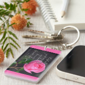 すべての不安クリスチャン聖書聖句の祈りの言葉を投げ出す キーホルダー (正面右)