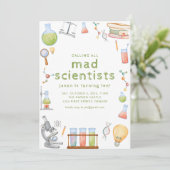 すべての不機嫌サイエンティスト誕生日パーティー招待状に電話 招待状 (スタンド正面)