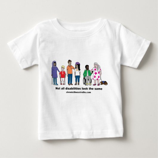 すべての不能が同じ子供のワイシャツを見ません ベビーTシャツ (正面)