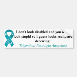 すべての不能が目に見えません… バンパーステッカー