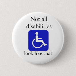 すべての不能の一見がそのボタンを好みません 缶バッジ