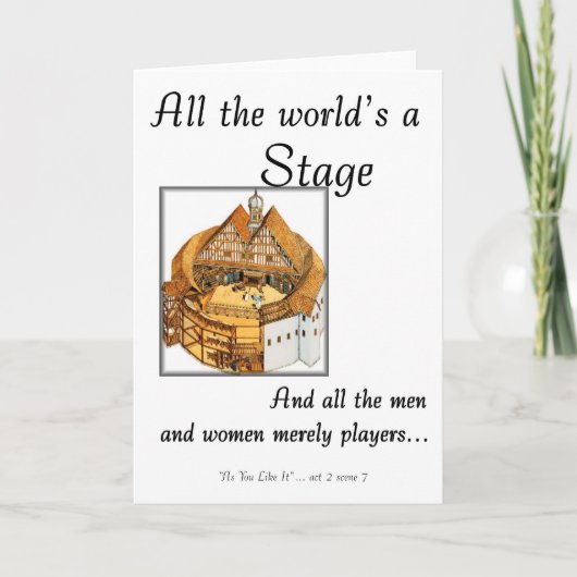 すべての世界はステージ カード (正面)