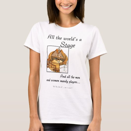 すべての世界はステージ Tシャツ (正面)