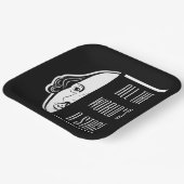 すべての世界は舞台 - シェイクスピア名言 劇作家 ペーパープレート (傾斜あり)