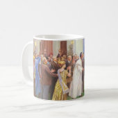 すべての世界は親愛なるLeaderを愛します コーヒーマグカップ (正面左)