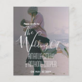 すべての予算を1つの情報で割り当て、結婚式招待状 チラシ (正面)