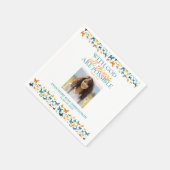 すべての事が可能な神とバタフライグラード スタンダードカクテルナプキン (角)