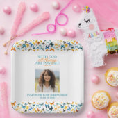 すべての事が可能な神とバタフライグラード ペーパープレート (パーティー)