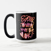 すべての事がOKになるタイポグラフィコーヒーマグ モーフィングマグカップ (左)