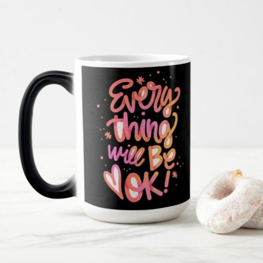 すべての事がOKになるタイポグラフィコーヒーマグ モーフィングマグカップ