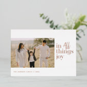 すべての事でJoy写真 箔シーズンカード (立ち正面)