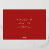 すべての事でJoy写真 箔シーズンカード (裏面)