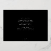 すべての事でJoy写真 箔シーズンカード (裏面)