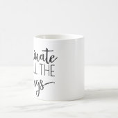 すべての事のマグを薄板にして下さい コーヒーマグカップ (中央)