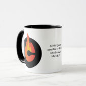 すべての事は可能な教会の挑戦クリスチャン マグカップ (正面左)