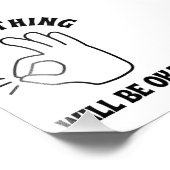 すべての事は大丈夫で、素晴らしいインスピレーションをトレンド フォトプリント            (角)