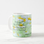 すべての事は永久に-ロマンの8:28協力します コーヒーマグカップ (正面左)