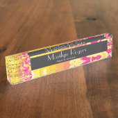 すべての事は神と可能です デスクネームプレート (側面)