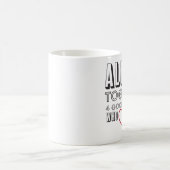 すべての事は4よい感動的協力します コーヒーマグカップ (中央)