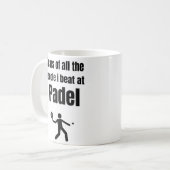 すべての人々の涙パデルでビート コーヒーマグカップ (正面左)