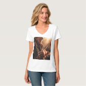 すべての人々を与え敬う Tシャツ (正面フル)