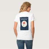 すべての人々を与え敬う Tシャツ (裏面フル)