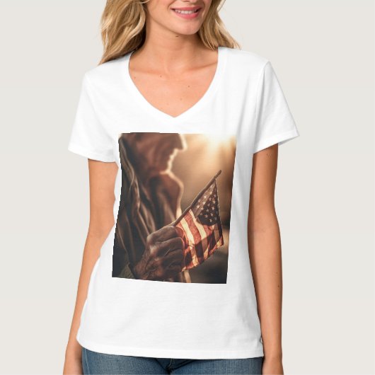 すべての人々を与え敬う Tシャツ (正面)