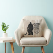 すべての人がゴールを必要とする(ホッケー) クッション (椅子)