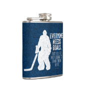 すべての人がゴールを必要とする（ホッケー） フラスク (右)