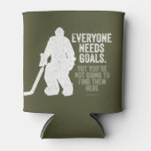 すべての人がゴールを必要とする（ホッケー） 缶クーラー (正面)