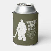 すべての人がゴールを必要とする（ホッケー） 缶クーラー (缶裏面)