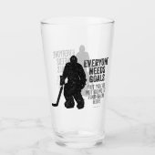 すべての人がゴール(ホッケー)を必要 タンブラーグラス (正面)