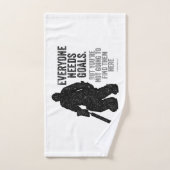 すべての人がゴール（ホッケー）を必要 バスタオルセット (ハンドタオル)